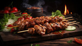 Moo Yang Thai Grilled Pork Satay Generative AI