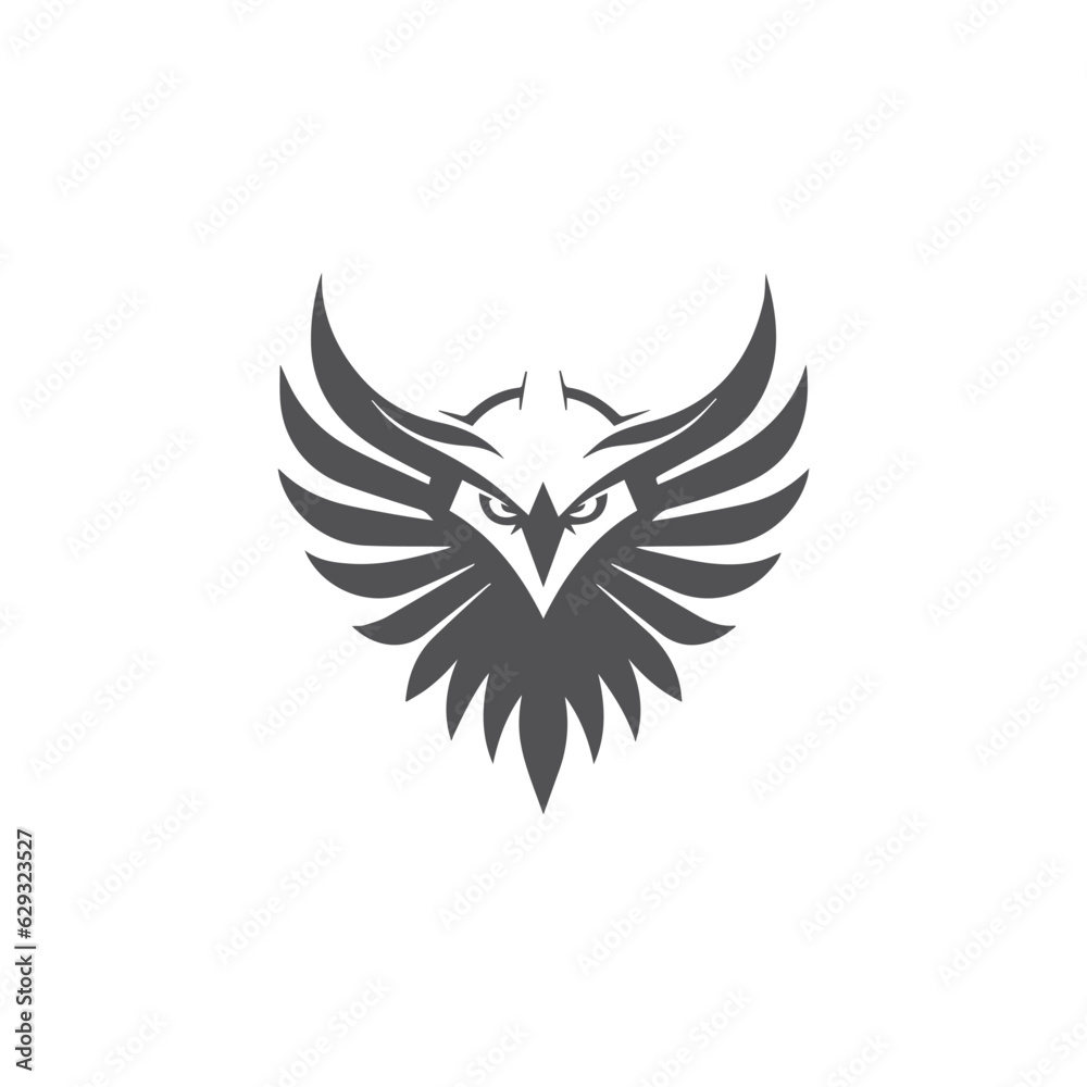 Modern Eagle head Logo design, Eagle Head Logo silhouette t-shirt print, Clean and Creative Eagle logo vector illustration, Eagle with wings symbol, Falcon, Hawk head logo isolated on white background Modern Eagle head Logo design, Eagle Head Logo silhouette t-shirt print, Clean and Creative Eagle logo vector illustration, Eagle with wings symbol, Falcon, Hawk head logo isolated on white background