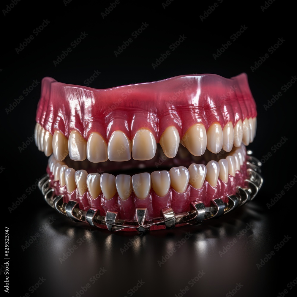 Obraz premium teeth with braces