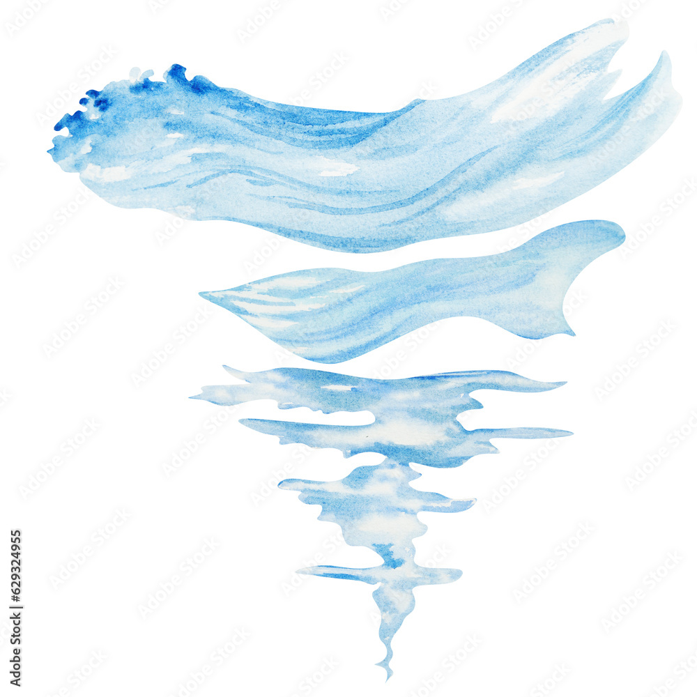 Sea theme watercolor. Just a sea wave. Handmade. Can be used on postcards, stickers, labels, stickers. Sea theme watercolor. Just a sea wave. Handmade. Can be used on postcards, stickers, labels, stickers.