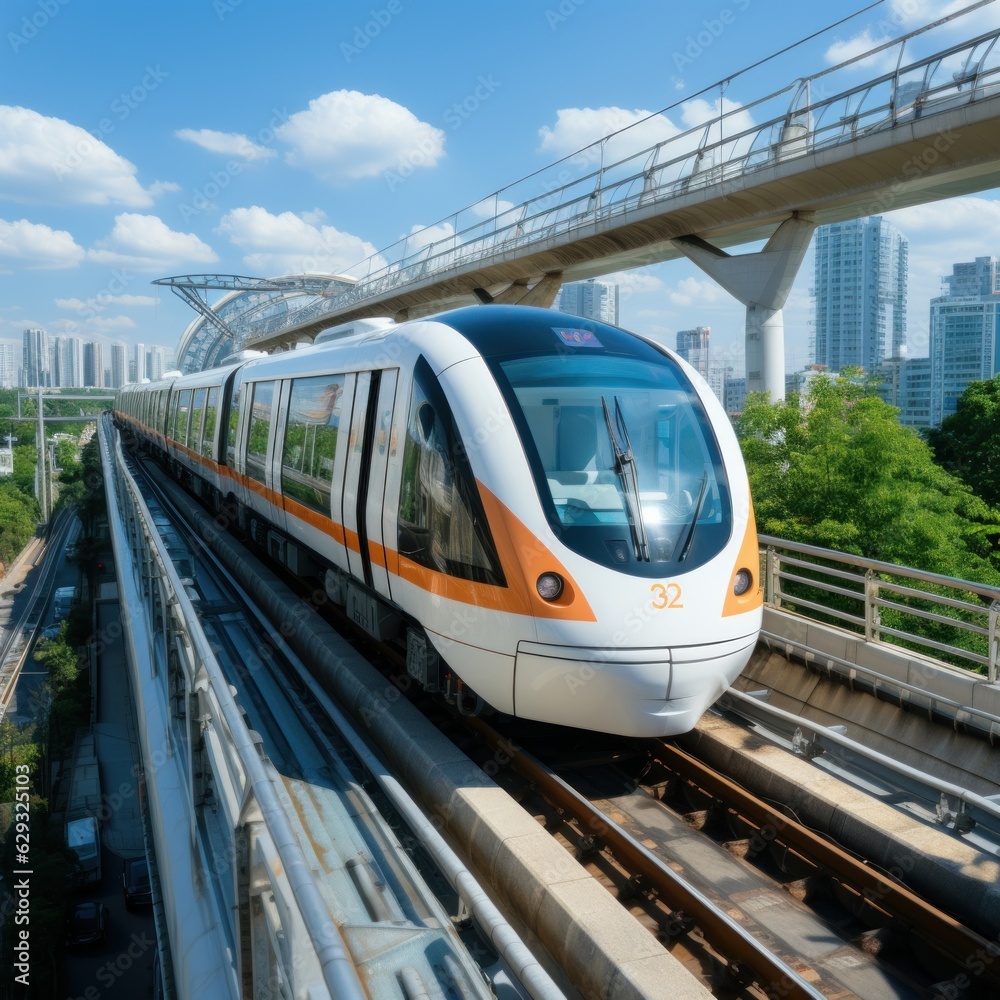 Fototapeta premium train in the station