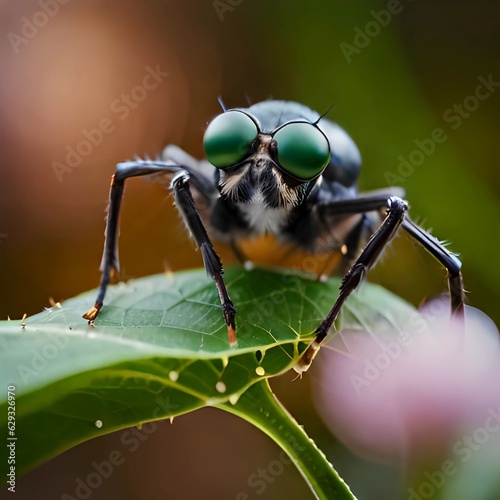 A Bug on a Leaf (Generative AI)