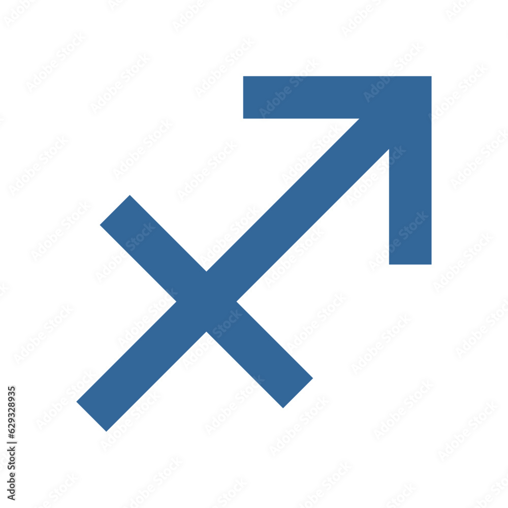 Vector graphic of Sagittarius zodiac symbol Vector graphic of Sagittarius zodiac symbol