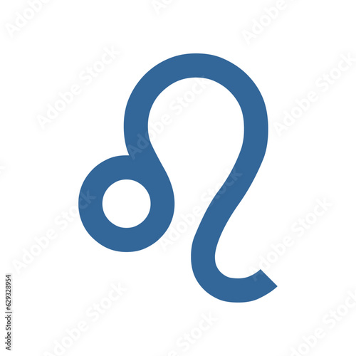 Vector graphic of Leo zodiac symbol 