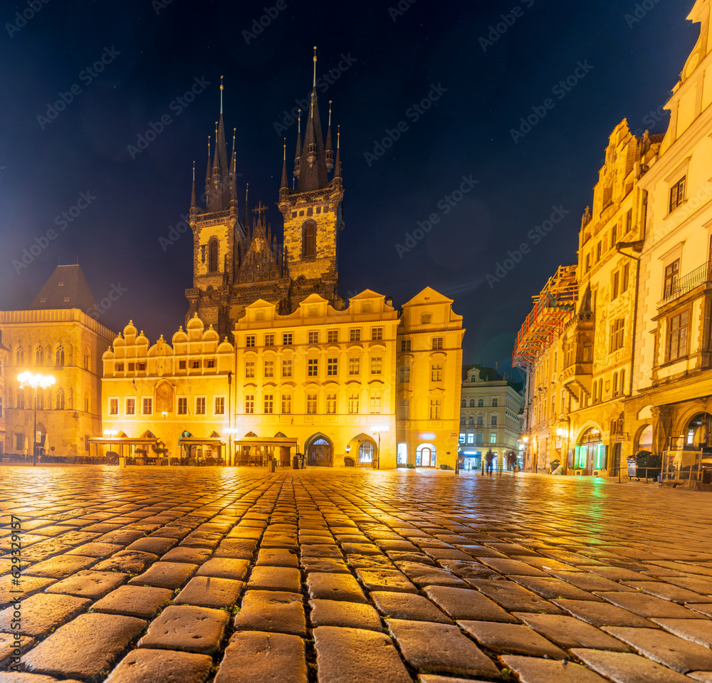 Old Town Square in Prague, Old Town, Czech Republic