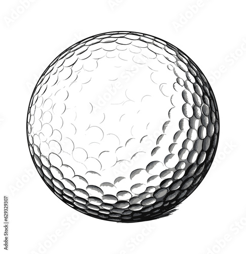 Illustration of Golf ball