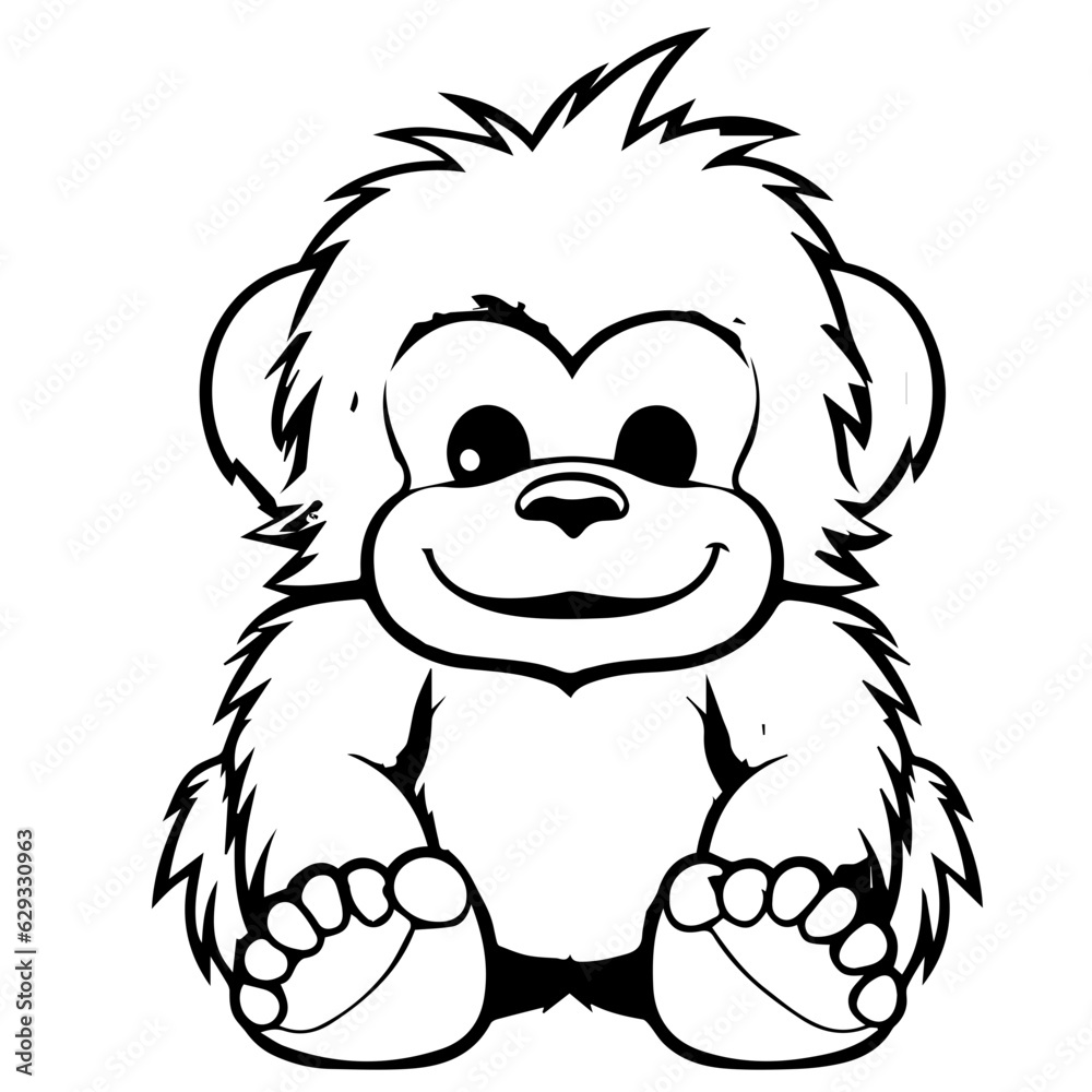gorilla cartoon characters vector illustration gorilla cartoon characters vector illustration