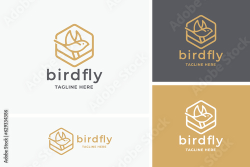 Bird Fly Logo
