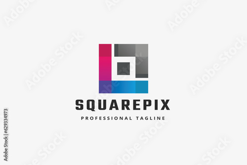 Free Download Pixel Square Technology Logo
 - GFXLoad