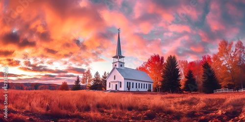 church at sunset © MalikNabeel