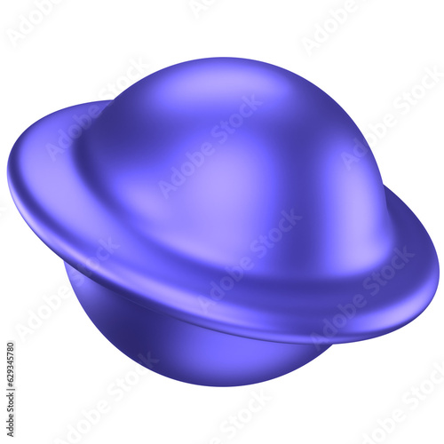 3D illustration of an abstract object