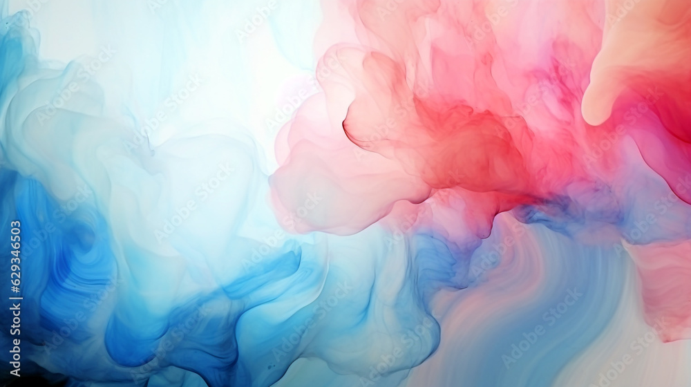 abstract colorful smoke. Generative Ai. 