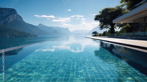 Modern Luxury House With Private Infinity Pool, Stunning view. © visoot