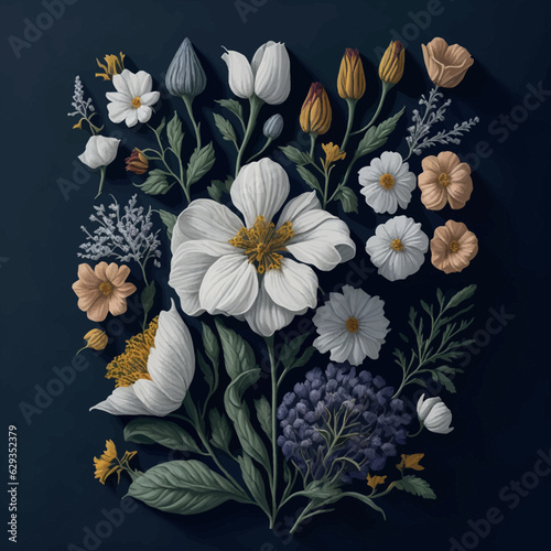 Wall art vector . Water color boho foliage line art drawing . Abstract botanical art design for print, simple and natural wall art, cover, wallpaper.