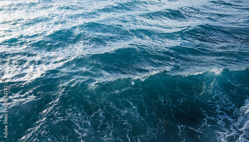 Fototapeta Naklejka Na Ścianę i Meble -  Ocean wave High Angle View Of Rippled Water