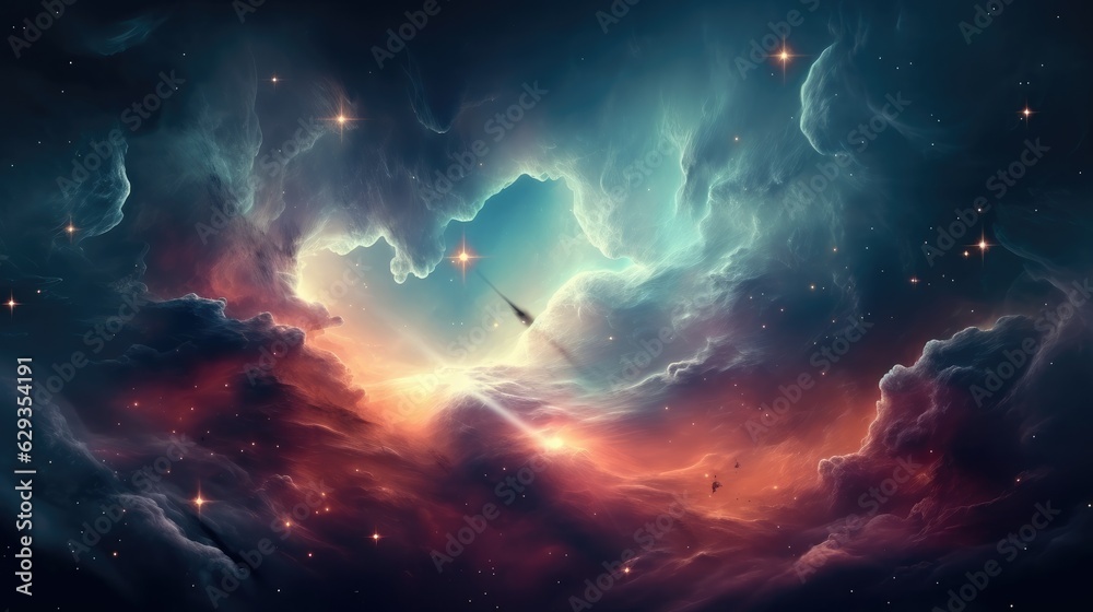 Obraz premium Galaxy, Starry night cosmos, Supernova background wallpaper.