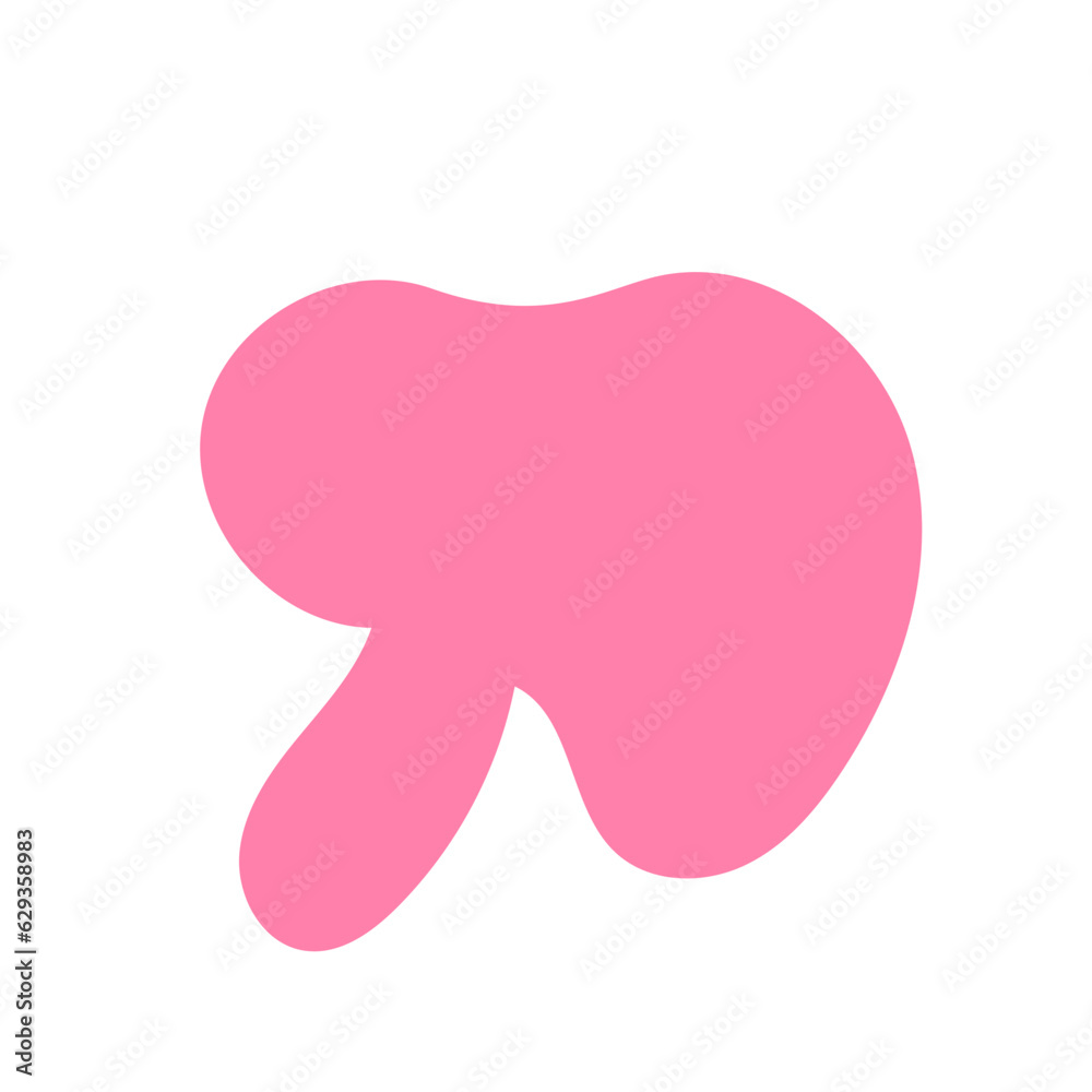 Pink vectors abstract shapes