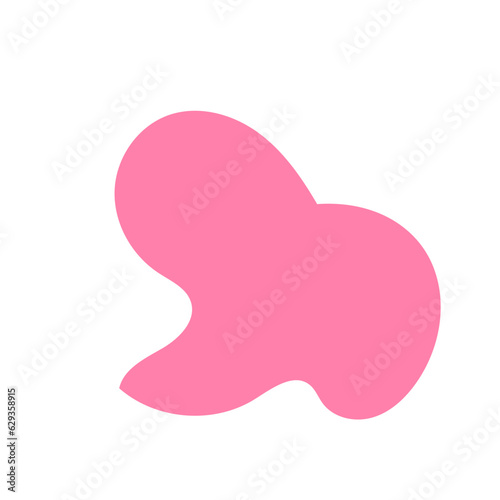 Pink vectors abstract shapes