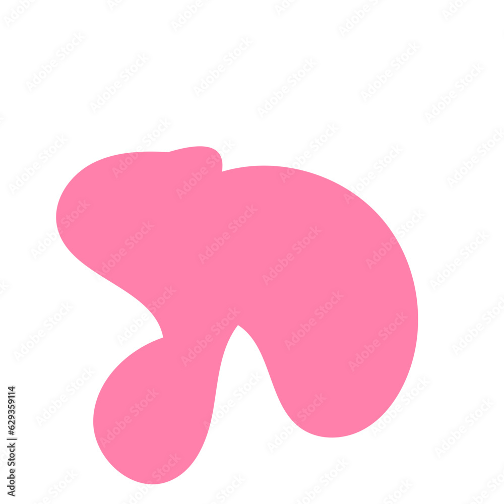 Pink vectors abstract shapes