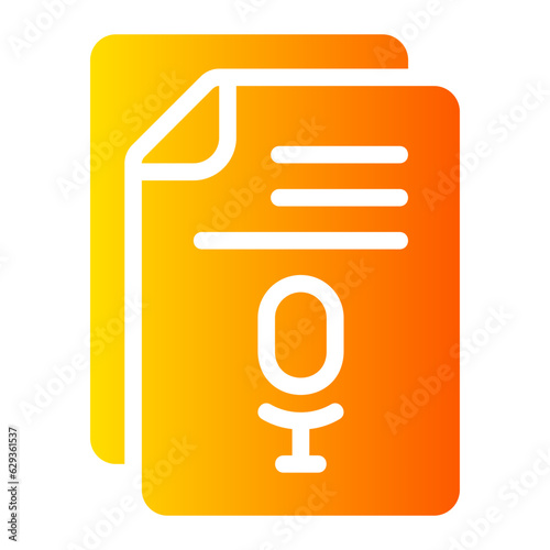 script gradient icon