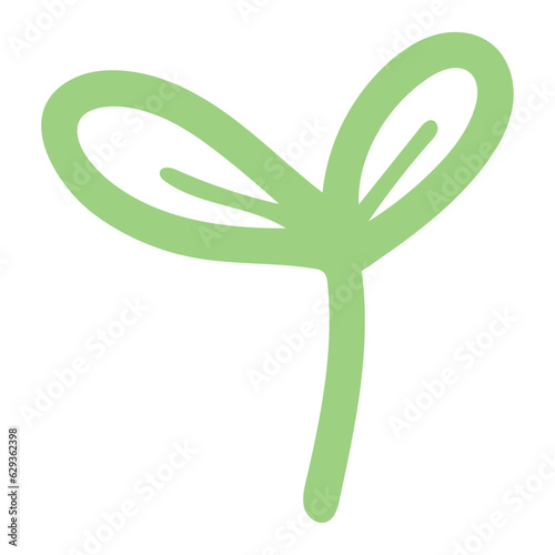 seeding icon leaf plant tree