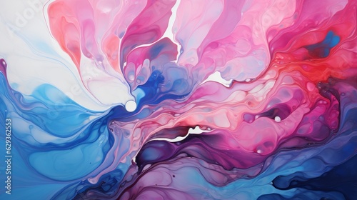 A background of a flowing marble like liquid paint pattern. Generative AI. 