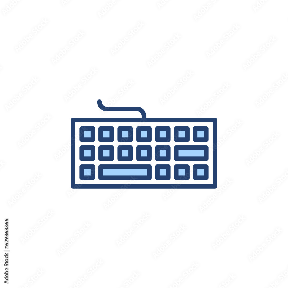 Keyboard icon vector. keyboard sign and symbol Keyboard icon vector. keyboard sign and symbol