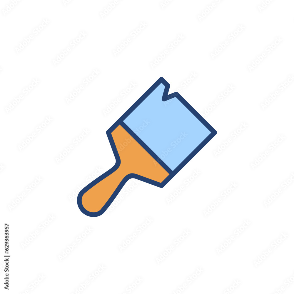 Paint icon vector. paint brush sign and symbol. paint roller icon vector Paint icon vector. paint brush sign and symbol. paint roller icon vector
