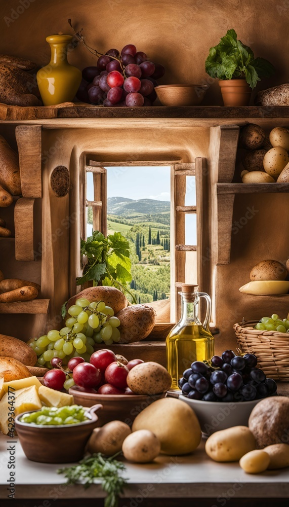 Mediterranean Diet in the Italian Kitchen