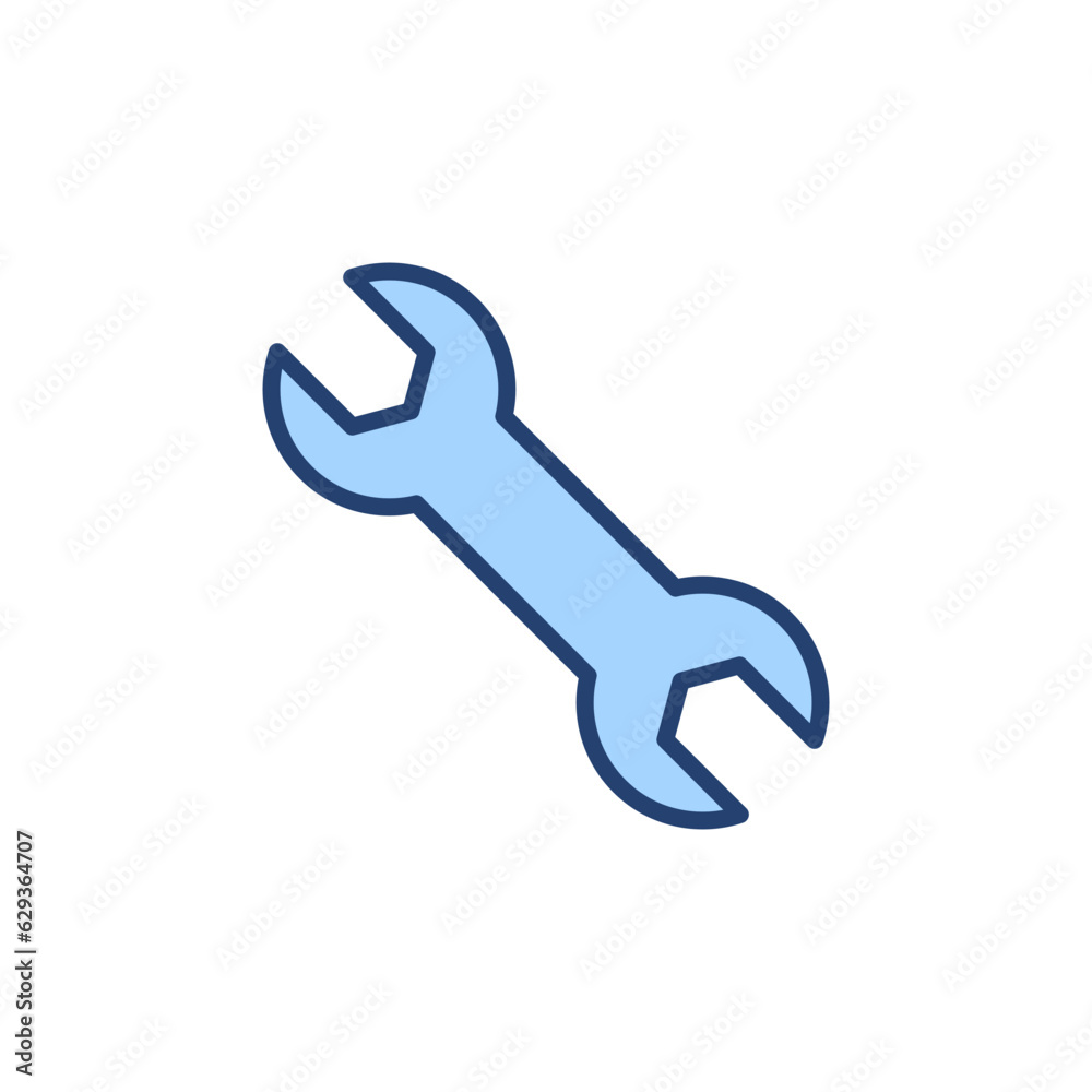 Wrench icon vector. repair icon. tools sign and symbol Wrench icon vector. repair icon. tools sign and symbol
