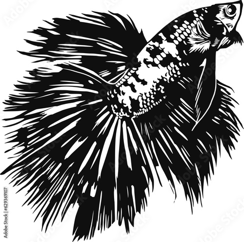 Betta Fish Silhouette