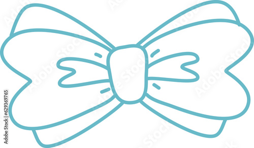 bowtie ribbon man tuxedo outline