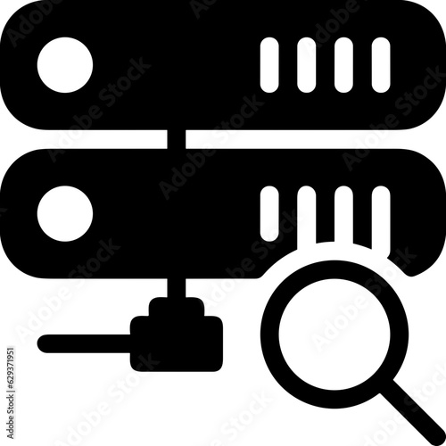 Zoom find icon symbol image vector. Illustration of the search lens design image