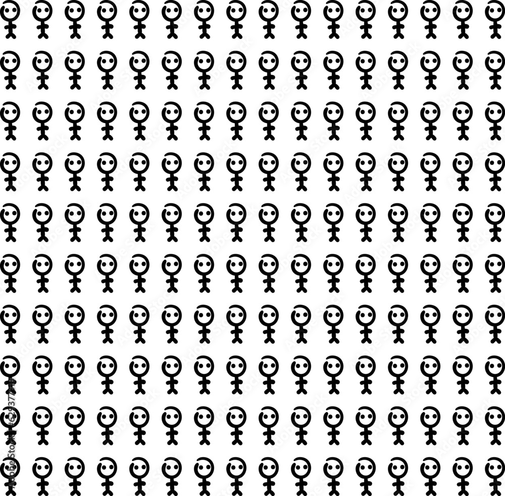 Lots of cartoon people or characters Lots of cartoon people or characters