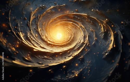 Spiral galaxy background.
