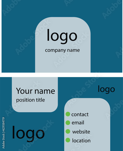 Business Card design vector templet