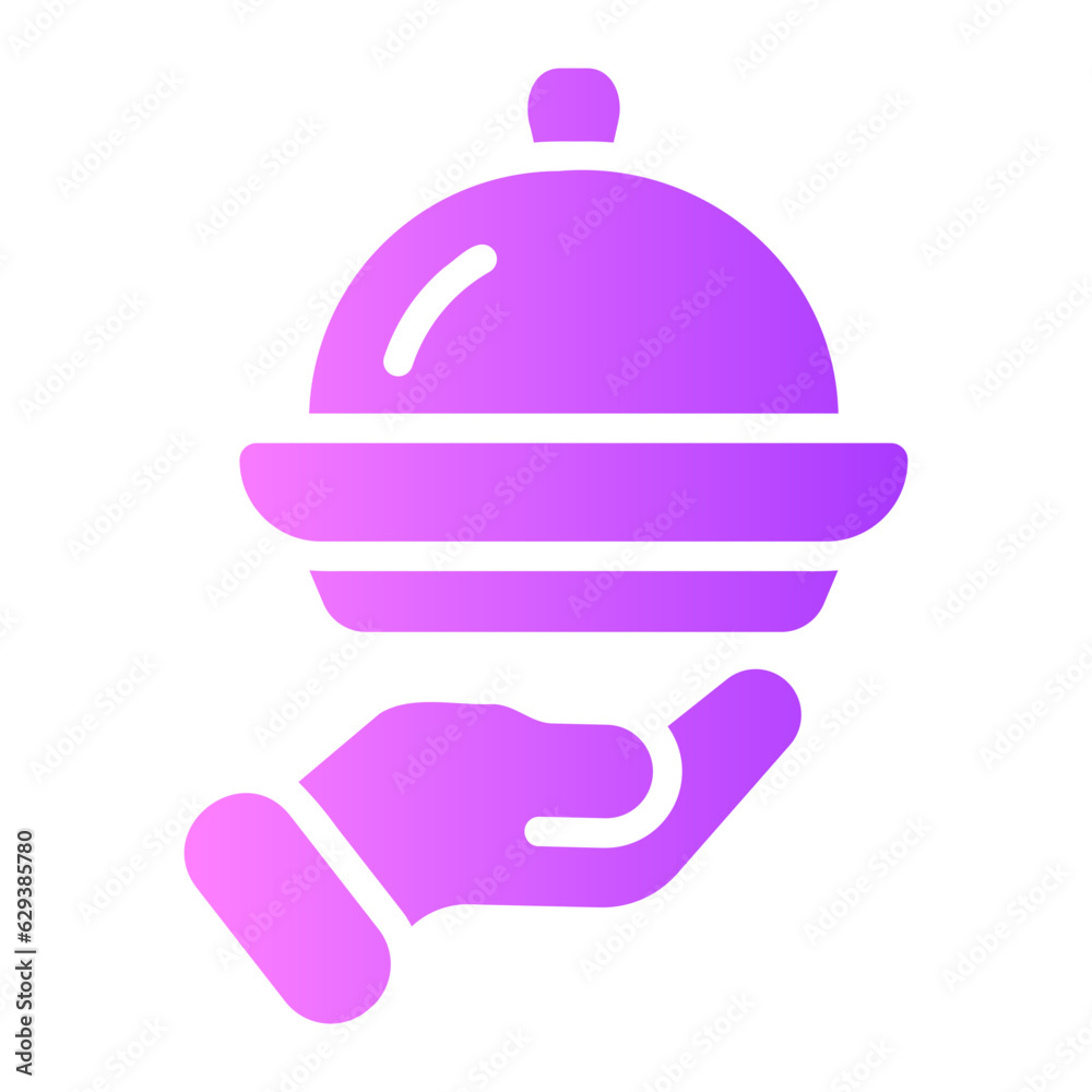 food service Gradient icon food service Gradient icon