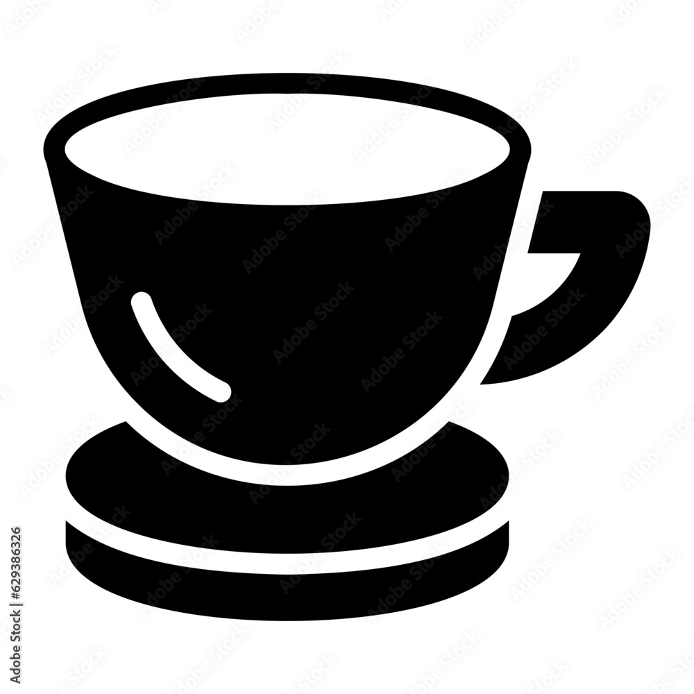coffe mug Solid icon coffe mug Solid icon