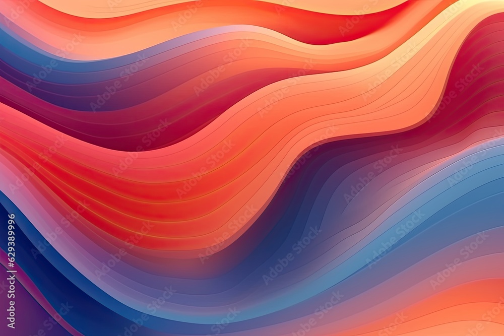 Spectral Fusion: Abstract Waves Blending Warm and Cool Colors in Harmony (Generative AI) Spectral Fusion: Abstract Waves Blending Warm and Cool Colors in Harmony (Generative AI)
