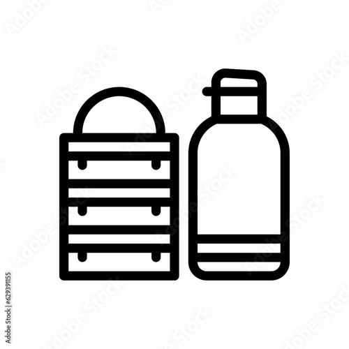 lunchbox line icon