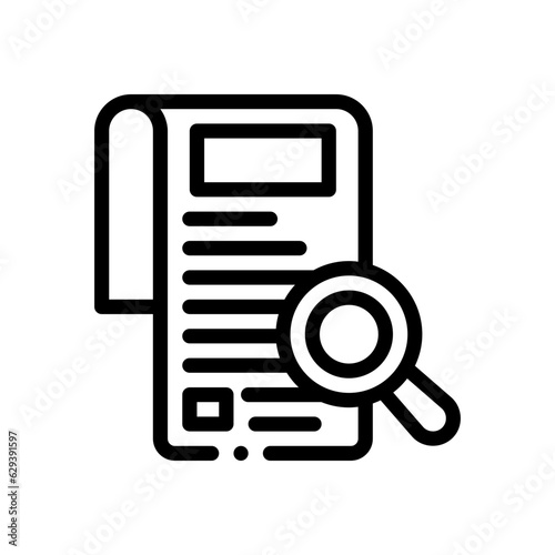 classified line icon