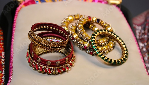 Wedding gold jewelry for Indian bride