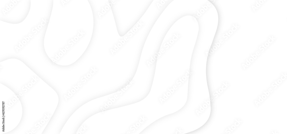 Abstract realistic white papercut background decoration textured with wavy layers. seamless white background, vector illustration. Abstract realistic white papercut background decoration textured with wavy layers. seamless white background, vector illustration.