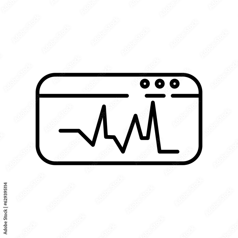 dio waves line icon dio waves line icon