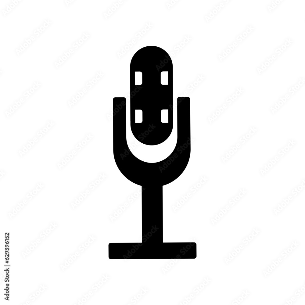crophone glyph icon