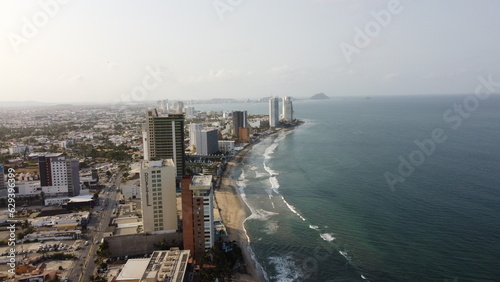 DRONE PHOTOGRAPHY ON THE BEACHES OF MAZATLAN SINALOA MEXICO