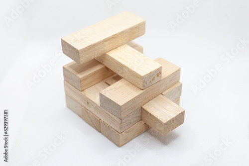 Wooden stack game