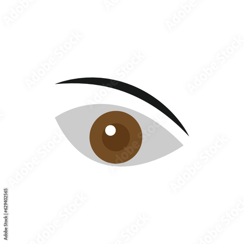 Eye icon design template vector isolated illustration