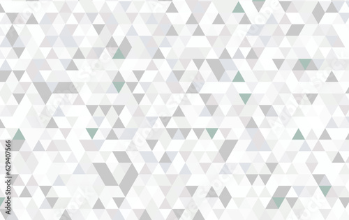 Fototapeta Naklejka Na Ścianę i Meble -  グレーの三角形の幾何学パターン背景