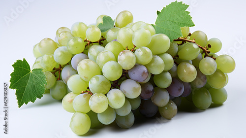 Photo of fresh and sweet red and green grapes
